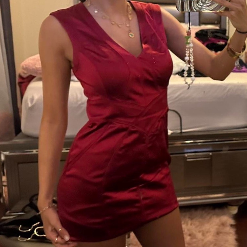 Vintage Red Bebe dress